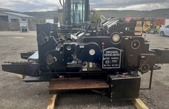 Used printing machinery